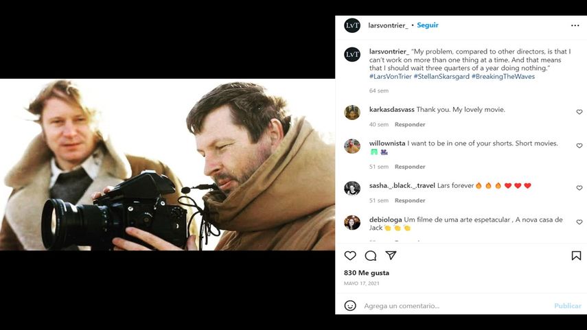 El director danés Lars von Trier.