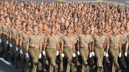 Camilitos durante un desfile.&nbsp;