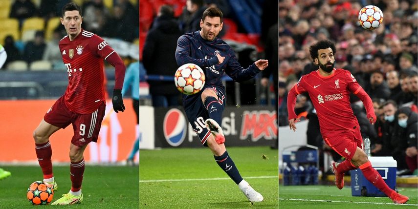 Robert Lewandowski, Lionel Messi y Mohamed Salah los finalistas al premio The Best de la FIFA
