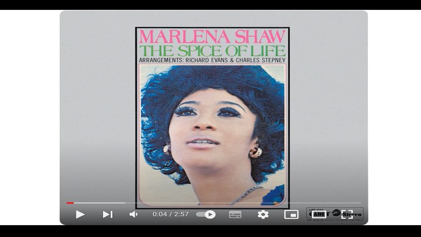 La cantante estadounidense de jazz y pop Marlena Shaw.