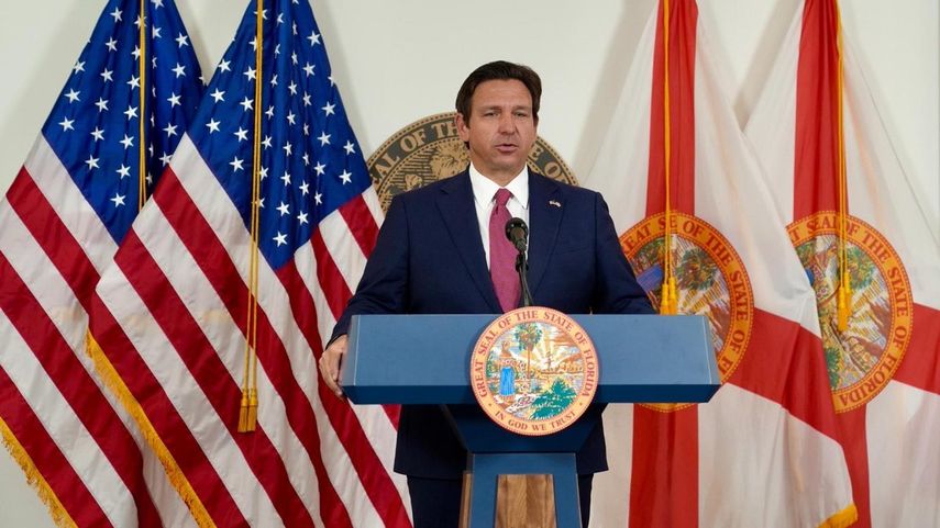 Ron DeSantis, gobernador de Florida.&nbsp;