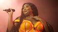 Lizzo durante un show en Philadelphia. 