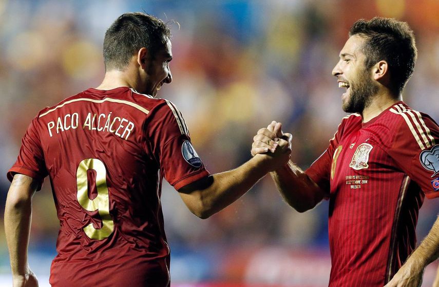 Alcácer es&nbsp;actualmente&nbsp;el delantero sensación de la selección española&nbsp;