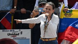María Corina Machado, líder de la oposición de Venezuela.&nbsp;