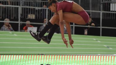 Yulimar Rojas consiguió clasificarse de séptima en la jornada del sábado.