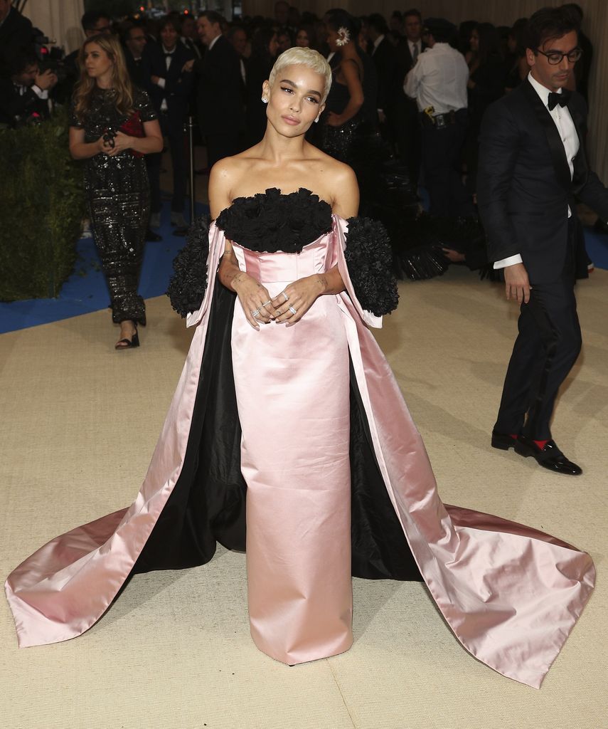 La actriz y modelo estadounidense Zoe Kravitz.
