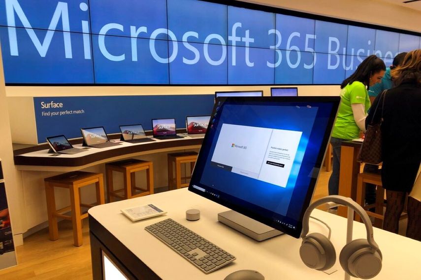 Un establecimiento de Microsoft.
