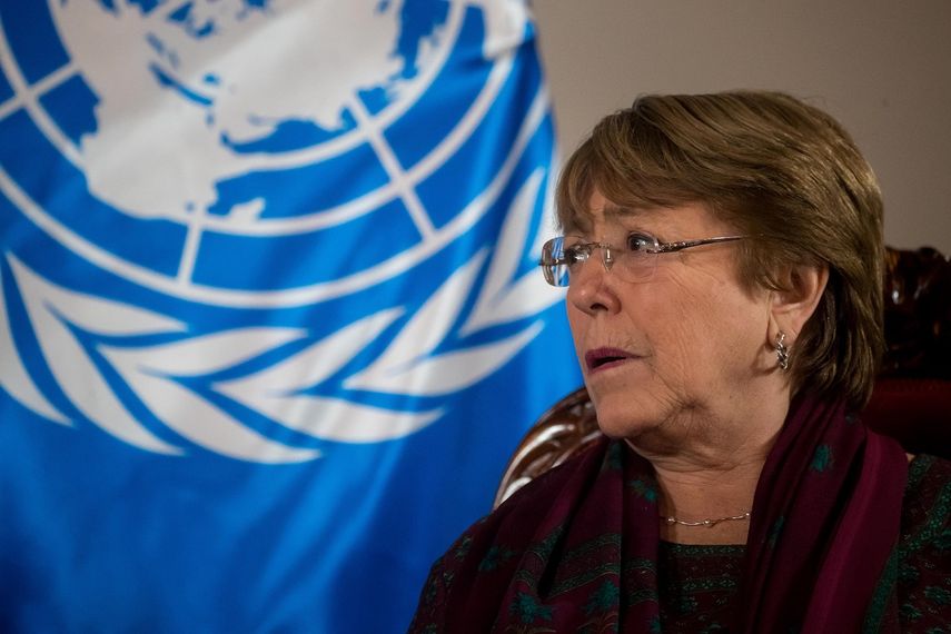 La alta comisionada de Naciones Unidas para los Derechos Humanos, Michelle Bachelet.&nbsp;