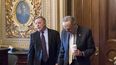 Los senadores demócratas Dick Durbin (izquierda) y el Chuck Shumer, líder demócrata en el Senado de los Estados Unidos.&nbsp;