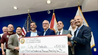 Hialeah recibe 8.4 millones del estado.