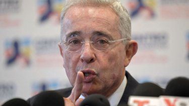 Expresidente de Colombia Álvaro Uribe Vélez.