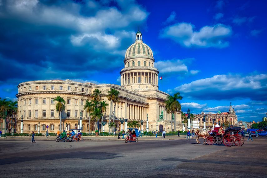 Capitolio Nacional, sede del parlamento cubano hasta 1959.