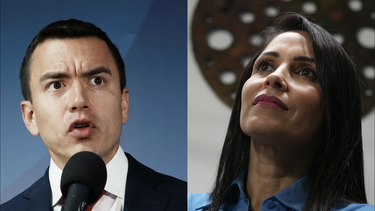 En Ecuador, van al debate electoral los candidatos presidenciales Daniel Noboa y Luisa González.&nbsp;