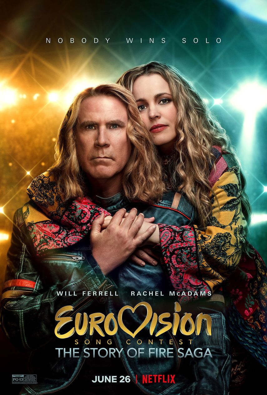 Festival de la&nbsp;canci&oacute;n&nbsp;de Eurovisi&oacute;n: La historia de Fire Saga (Eurovision Song Contest) es protagonizado por Rachel McAdams y Will Ferrell.