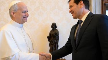 Este jueves será el nuevo encuentro entre el Papa y Marco RUbio, (Vatican Media)