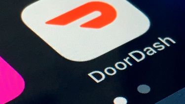 La aplicación de DoorDash en un teléfono celular.&nbsp;