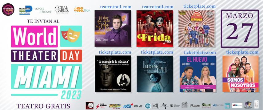 La Ruta Teatral celebra el Día mundial del Teatro en Miami el 27 de marzo.&nbsp;
