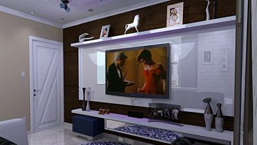 Una TV en habitación