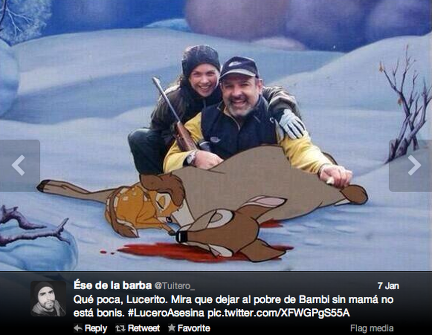 Etiquetas como #LuceroAsesina y #TeMatocomoLucero están siendo los temas más comentados del día en las redes sociales. (Twitter)