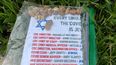 El alcalde Dan Gelber publicó en su cuenta en Twitter una fotografía de las volantes antisemitas en enero de este año.&nbsp;