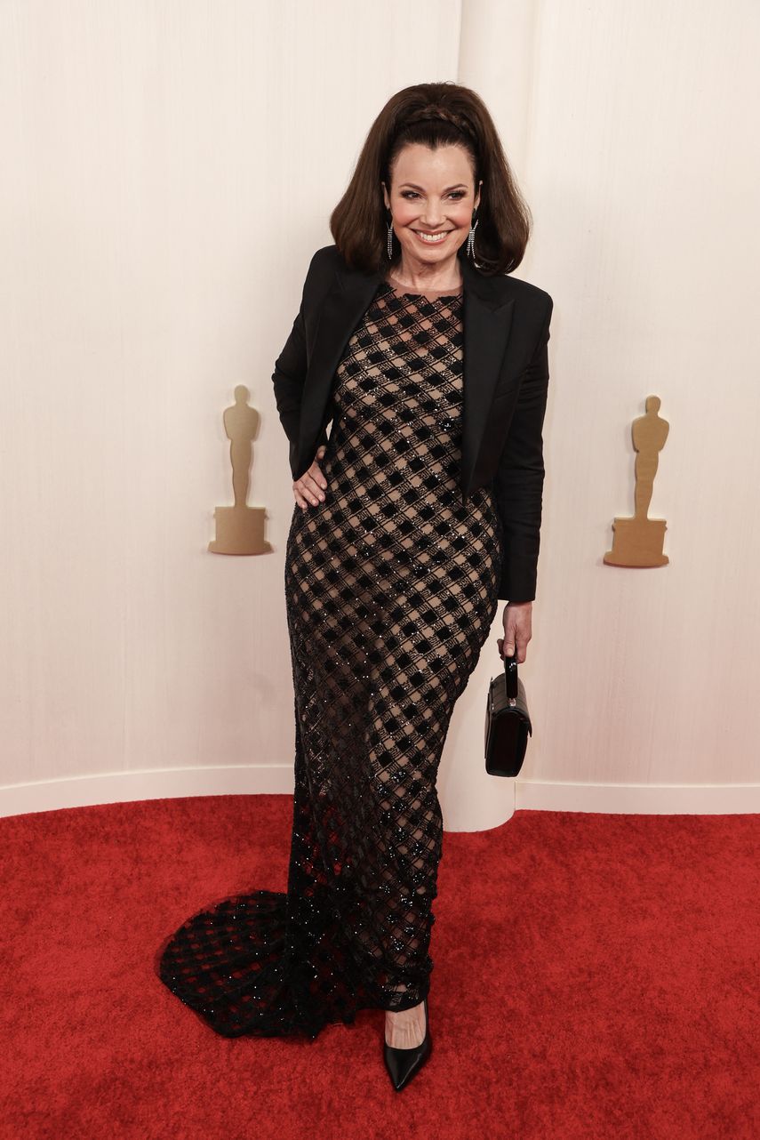 Fran Drescher asiste a la 96a edición anual de los Premios de la Academia en el Dolby Theatre de Hollywood, California, el 10 de marzo de 2024. &nbsp;
