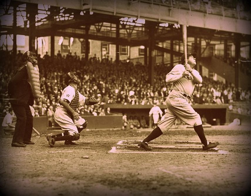 George Herman Babe Ruth disparó 714 jonrones en su carrera de 22 temporadas. (ARCHIVO)