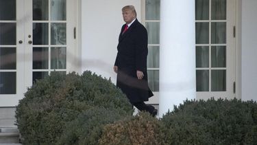 El presidente Donald Trump en la Casa Blanca