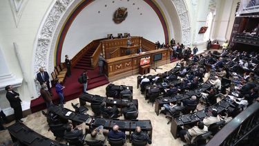 Vista general de la sesión de la Asamblea Nacional de Venezuela