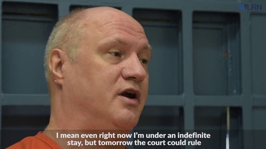 Captura de pantalla del documental del realizador Wilson Sayre, Relief and Emptiness, sobre el aplazamiento de la ejecución de Michael Lambrix. (Video by Caitlin Switalski & Matias Ocner)