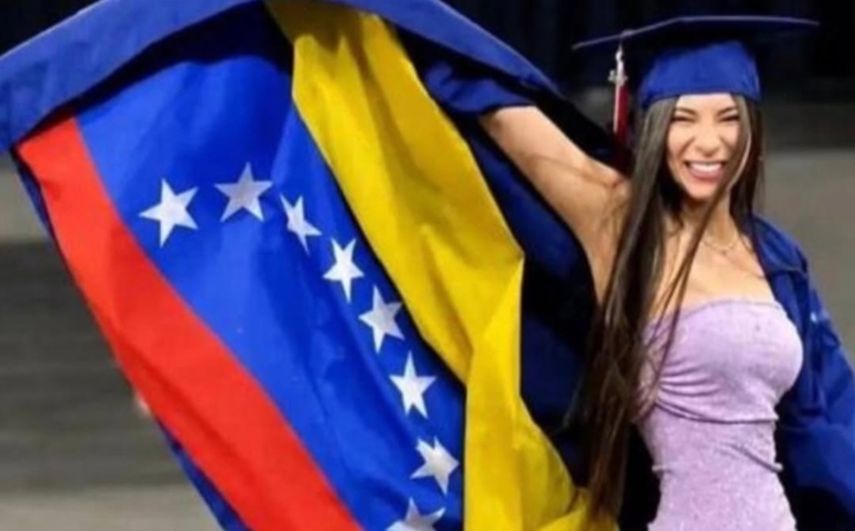La venezolana Yaleski Meza migró de su país a los 14 años. En mayo de 2026, se graduó de High School en Atlanta (captura de video).
