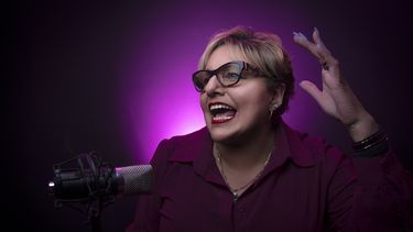 La bolerista cubana Malena Burke. 