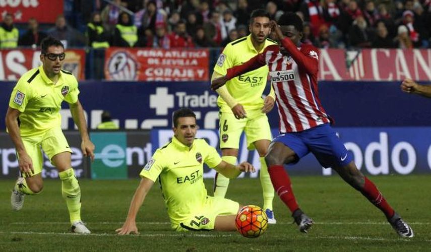 El ghanés Thomas fue el autor del único tanto del partido. (EFE)