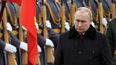 El presidente ruso, Vladimir Putin, en una ceremonia de colocación de una ofrenda floral en la Tumba del Soldado Desconocido, en Moscú, Rusia, el miércoles 23 de febrero de 2022.&nbsp;