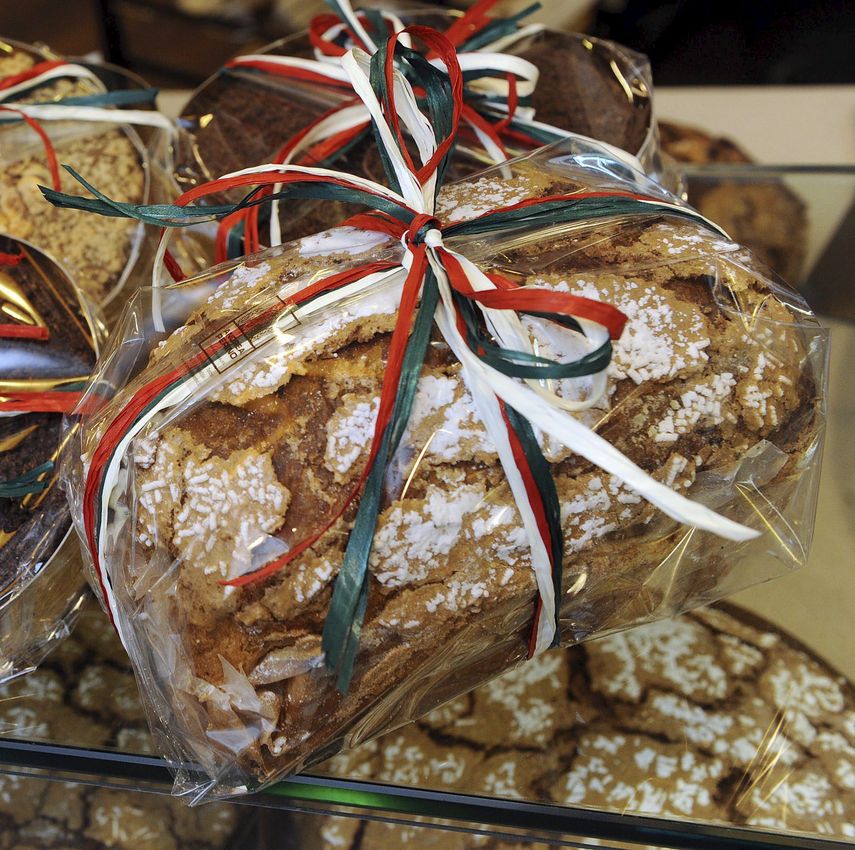El panettone, dulce procedente de Milán.