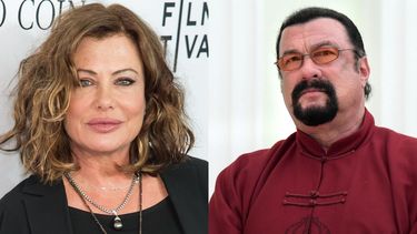 Collage de Steven Seagal y Kelly LeBrock