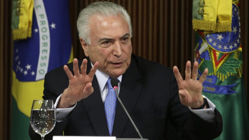 Michel Temer, presidente de Brasil