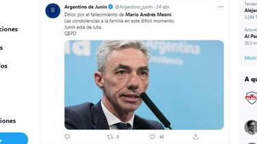 El ministro de Transporte argentino, Mario Andrés Meoni.