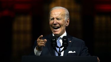 El presidente Joe Biden en su discurso del jueves.
