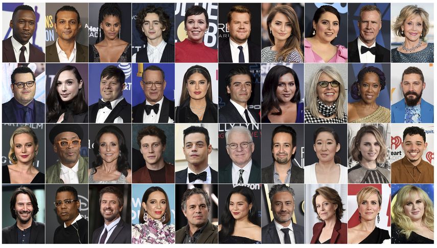 En esta combinaci&oacute;n de fotos, los presentadores anunciados para la 92 entrega anual de los premios Oscar.&nbsp;