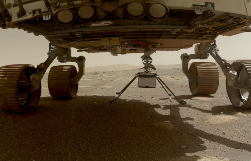 El helicóptero Ingenuity de Marte&nbsp;