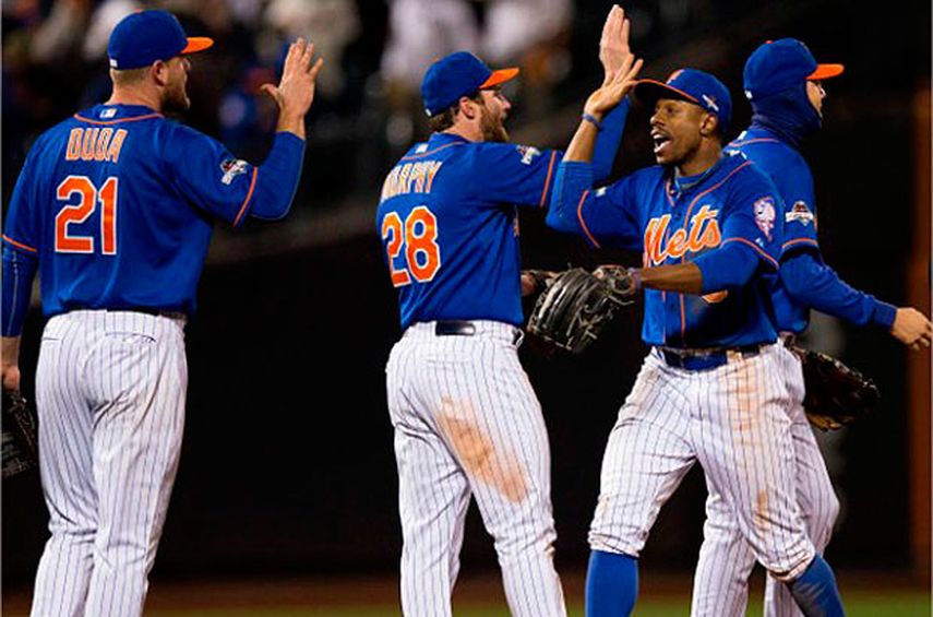 Noah Sindergaard se lució desde el montículo del Citi Field. (CAPTURA)