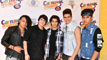El grupo juvenil de música CNCO.
