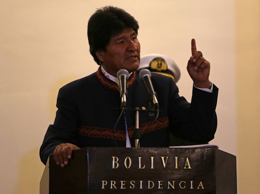 Morales, en principio, destacó que Chile reconozca el uso de medios pacíficos para resolver controversias entre Estados.