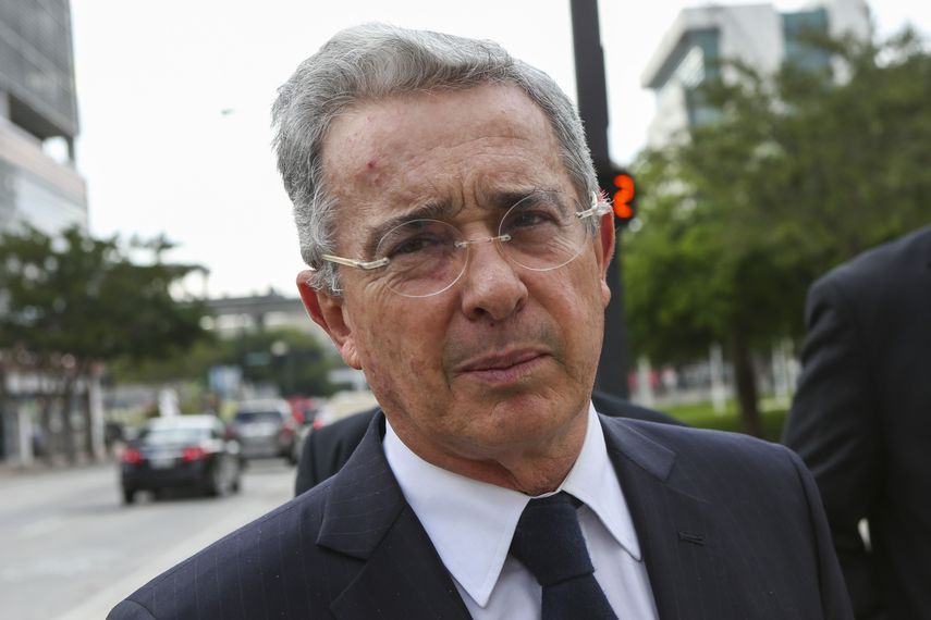 Álvaro Uribe, expresidente colombiano y jefe del partido opositor partido Centro Democrático