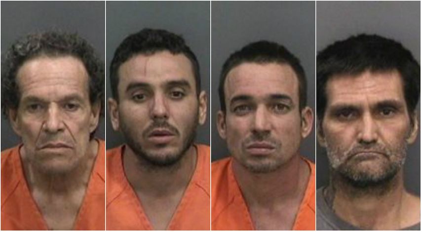 Agentes de este condado de la costa oeste de&nbsp;Florida&nbsp;sorprendieron a los presuntos ladrones cuando estos intentaban llevarse la carga.