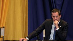 El presidente encargado de Venezuela Juan Guaidó. 