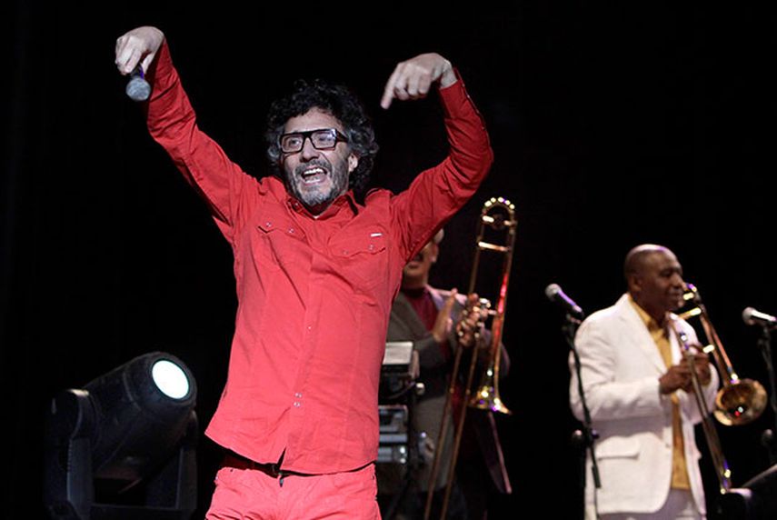 El rockero argentino Fito Páez es uno de los artistas que participarán este año en el Festival Internacional de la Canción de Viña del Mar, que comienza el domingo 23 de febrero del 2014. (AP Foto/Franklin Reyes, Archivo)