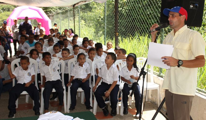 El gobernador de Miranda, Henrique Capriles. (CORTESÍA) 