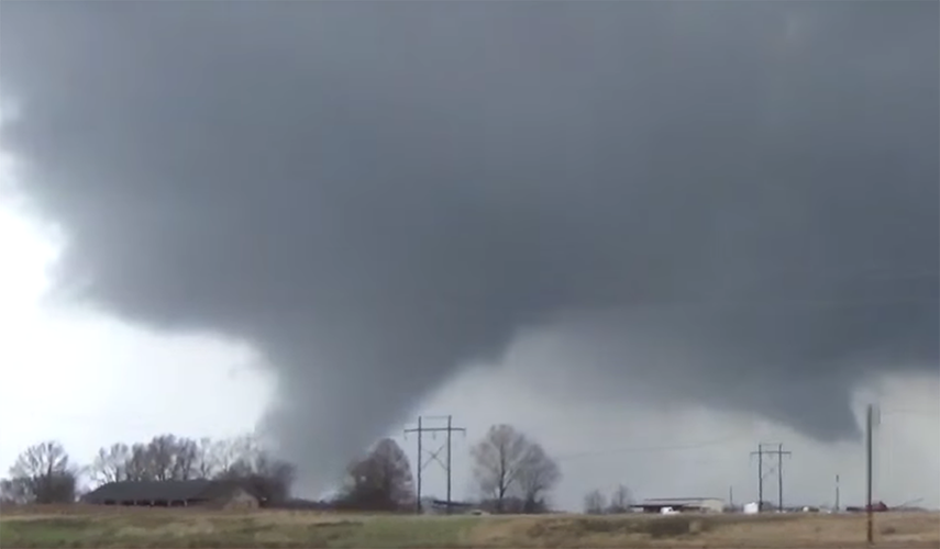 La formación de tornados mantiene a los habitantes de Virginia, Maryland, Delaware y Washington en alerta (Cortesía)