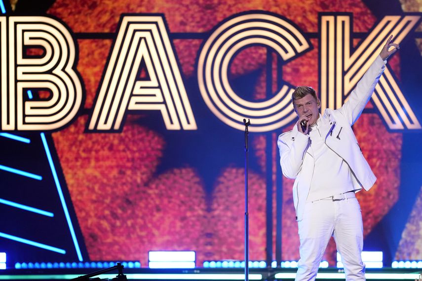 Nick Carter, miembro de los Backstreet Boys, se presentó en el iHeartRadio Jingle Ball de Z100 en el Madison Square Garden el viernes, 9 de diciembre de 2022, en Nueva York.